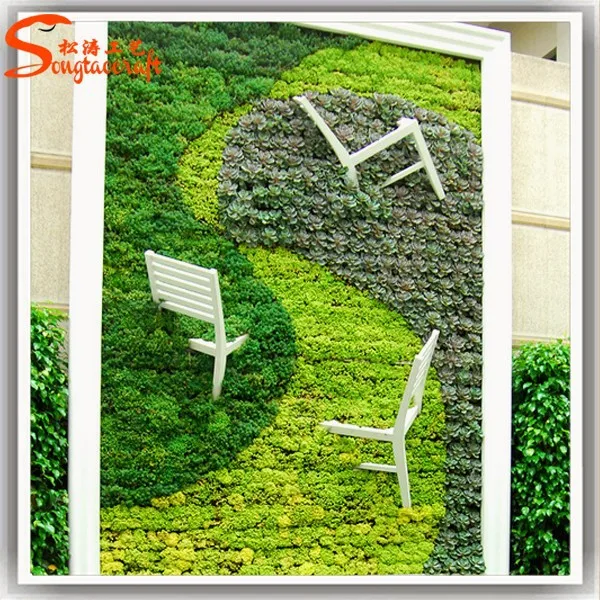 garden vertical artificial green wall new product fake plant wall green wall for sale