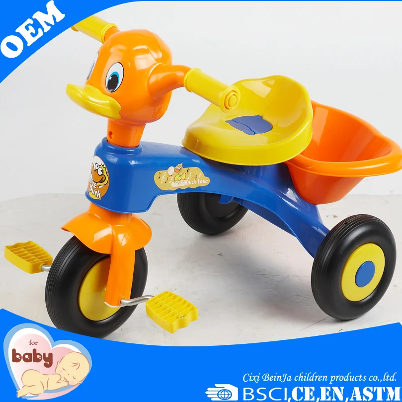 China Factory Plastic Baby Tricycle Custom Kids Toy Ride On Cars