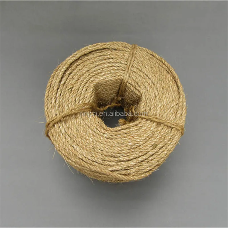 Cheap 8mm Sisal Rope Natural Color Packing/Decoration Agave Sisalana Rope