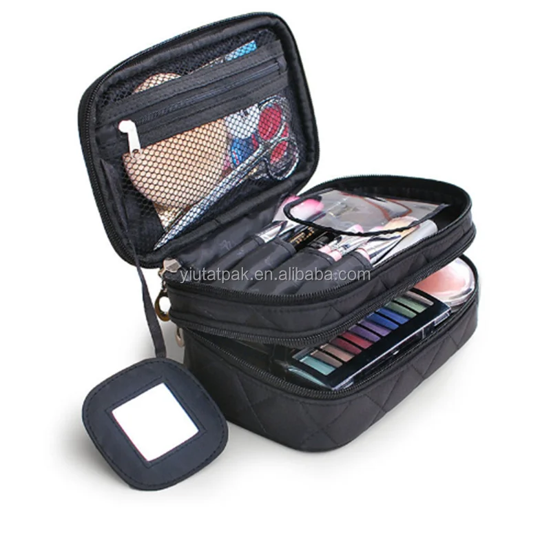 Avon Audit Cosmetic Bags Makeup Case Bag Polyester Quilted Makeup Beauty Case