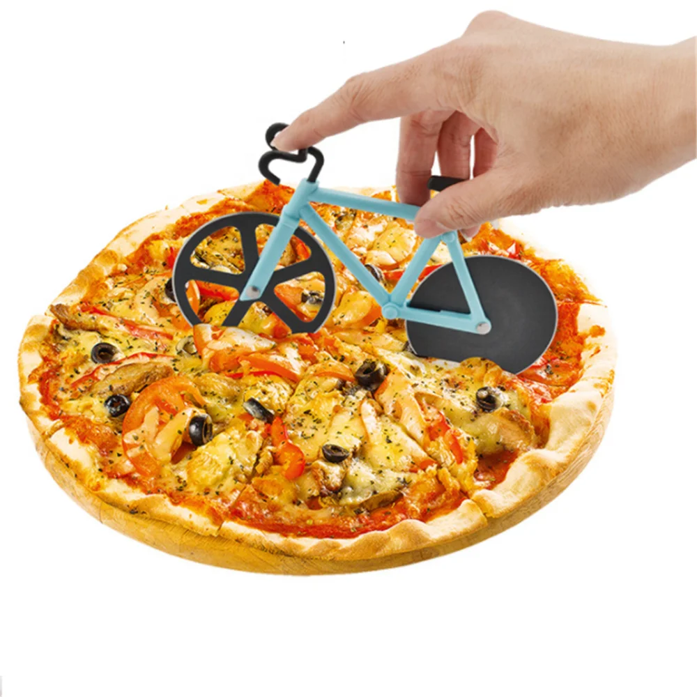 Stainless steel bike pizza cutter  Pizza wheel cutter