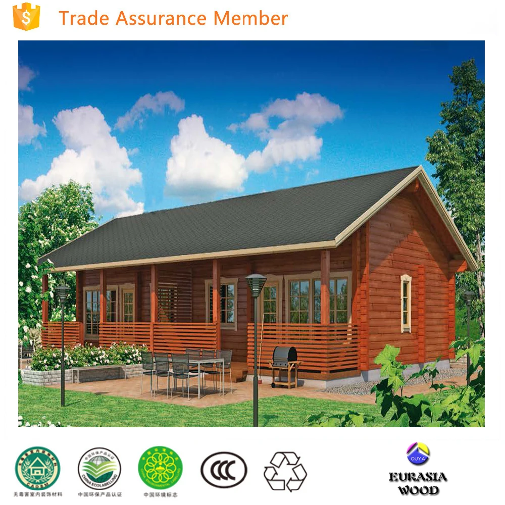 garden prefab wooden house log house prefabricated log house kit with good quality