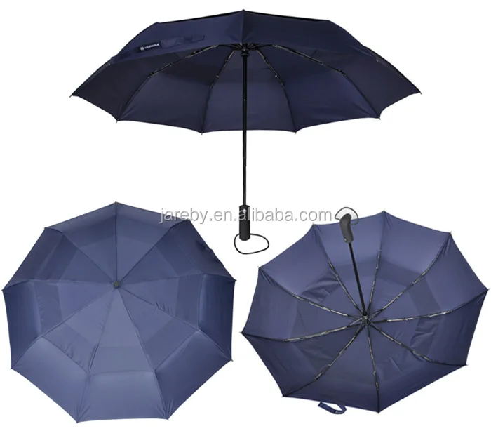 auto open close double layer umbrella windproof folding umbrella