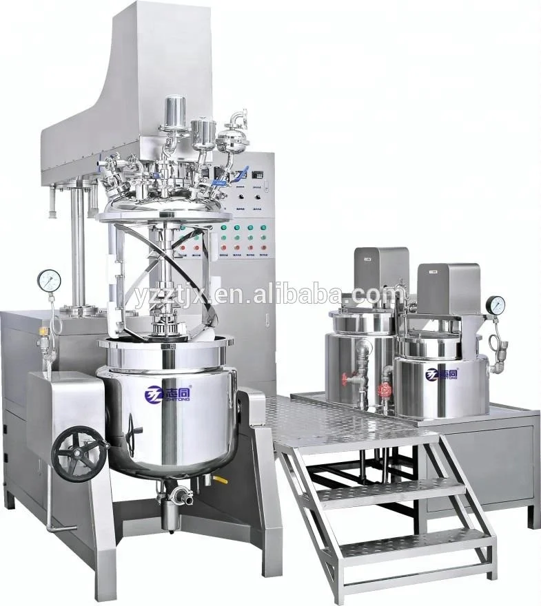 Hot Sale ZT-200L Hydraulic External Circulation Vacuum Emulsifying Machine, Chemicals/Cosmetic Mixer with Defoaming Treatment