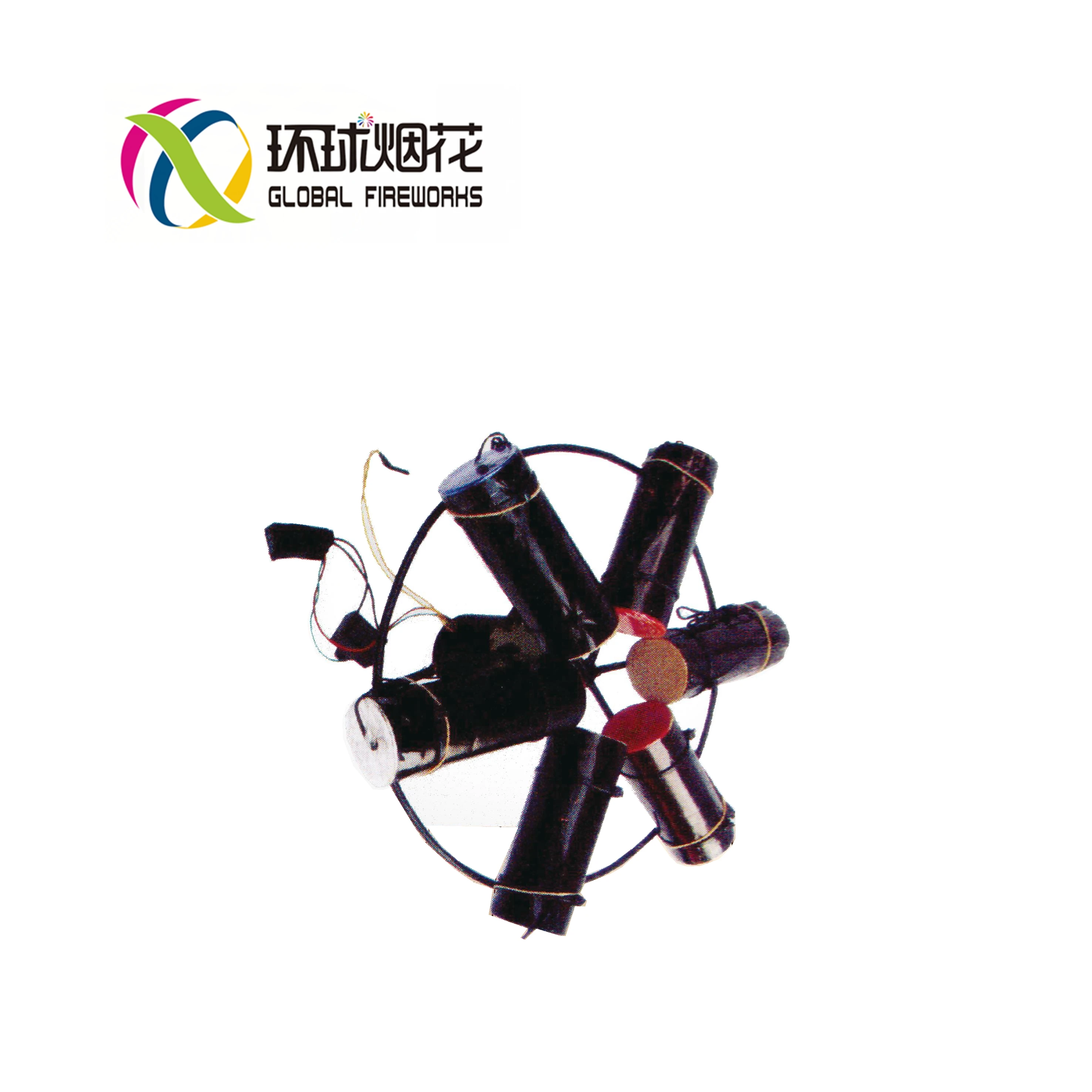 GFFW0550 5M 50S Stage Electronic Wheel Liuyang Smokeless & Smelless Outdoor Ice Stage Big Party Fireworks