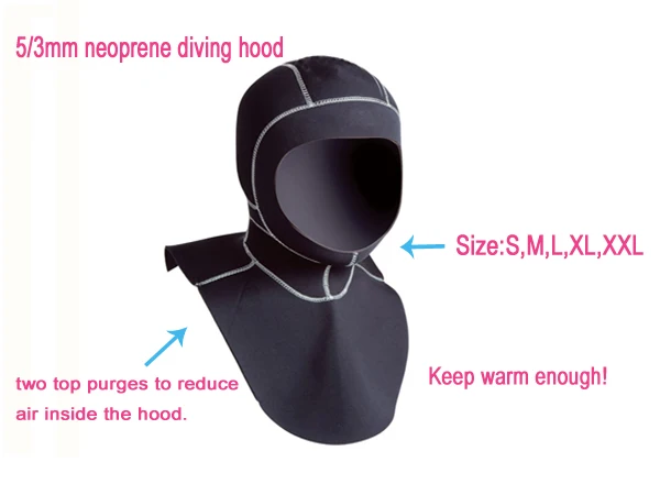 1 mm Neoprene Fabric for Sale Adult Diving Helmet