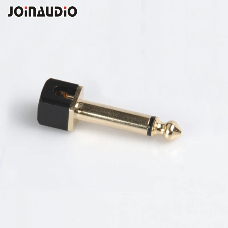 Free welding type wire connector 1/4 mono plug 6.35mm audio plug