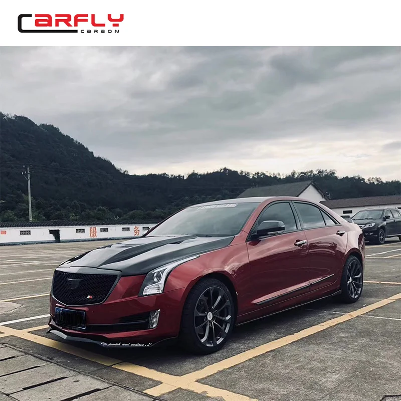 Капоты из углеродного волокна для Cadillac Ats передняя