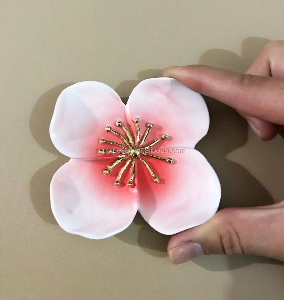 Resin art painting, Handpainted 3D flower art, Home Hotel decoration