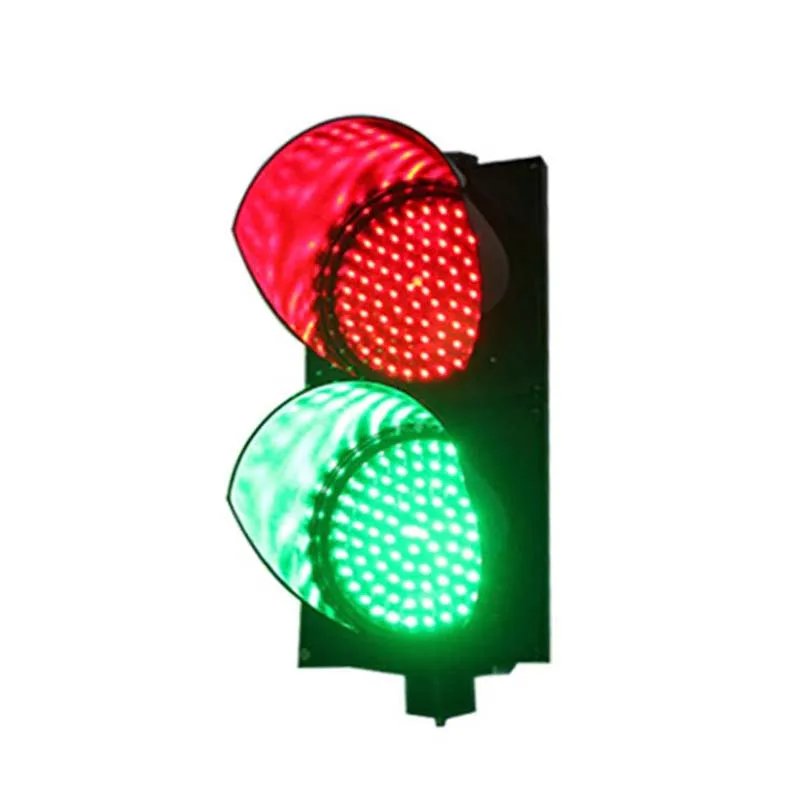 10 Years factory Waterproof 200mm red green PC shell LED traffic light