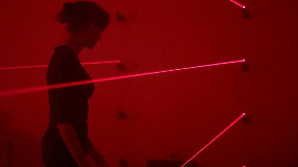 security alarm system laser machine builded in laser distance meter