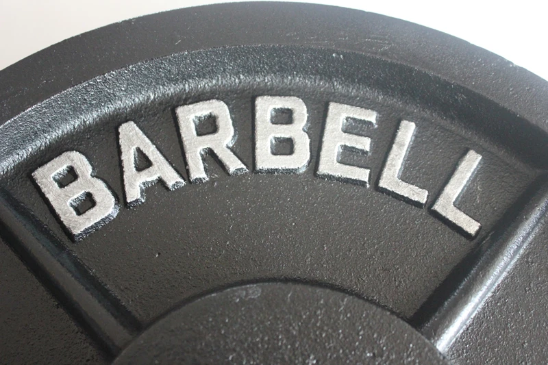 
Fitness Weightlifting Painting Grey Hammertone Cast Iron Weight Plate 