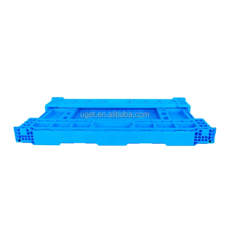 Wholesale foldable plastic material and mesh box style storage Crates for fruit and vegetable