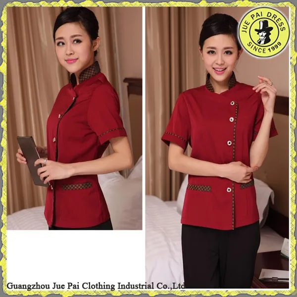 Low Price Unisex Professional Hotel Cleaning Staff Uniforms