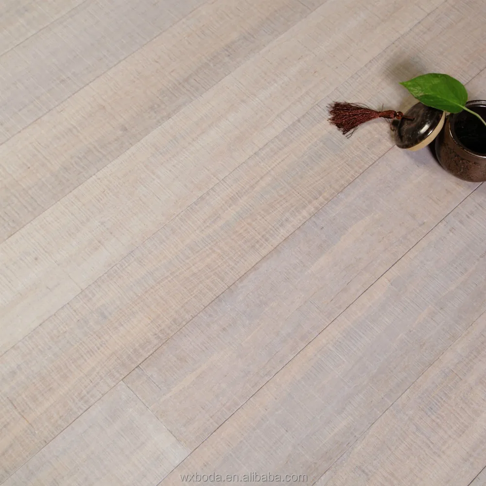 Oiled Strand Woven Bamboo Flooring------Whitewash