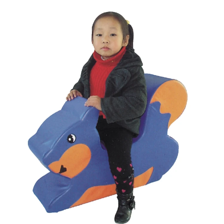 Children amusement park soft toy play merry go round candy theme playground