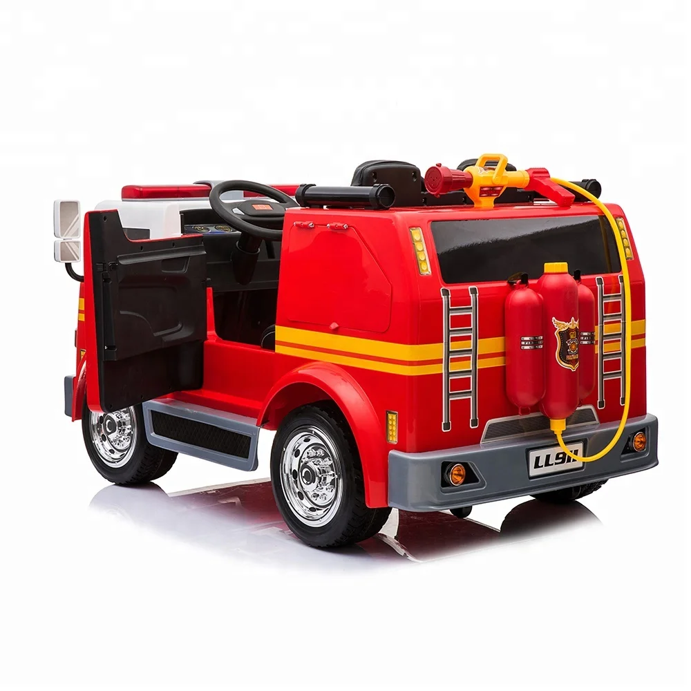 Factory New Design LL911 Fire Truck car for baby ride on electric kids car