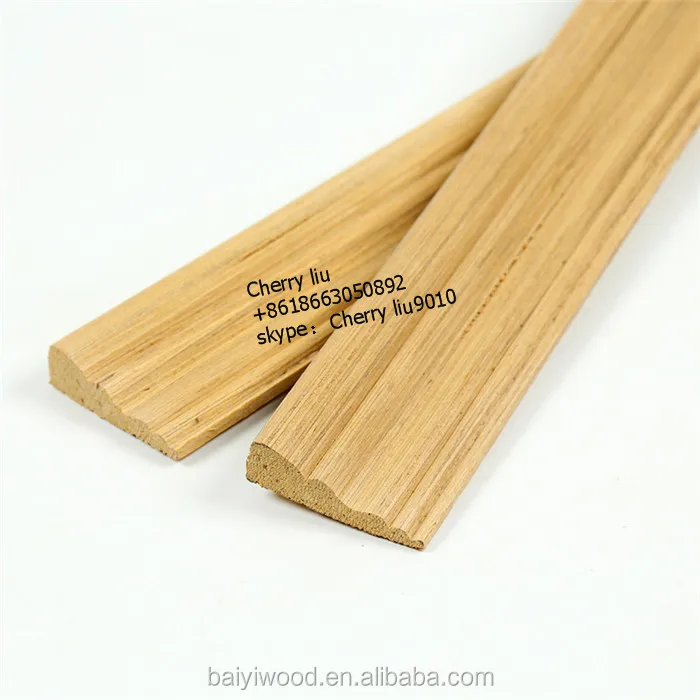 
decorative Recon teak wood beading margin moulding 