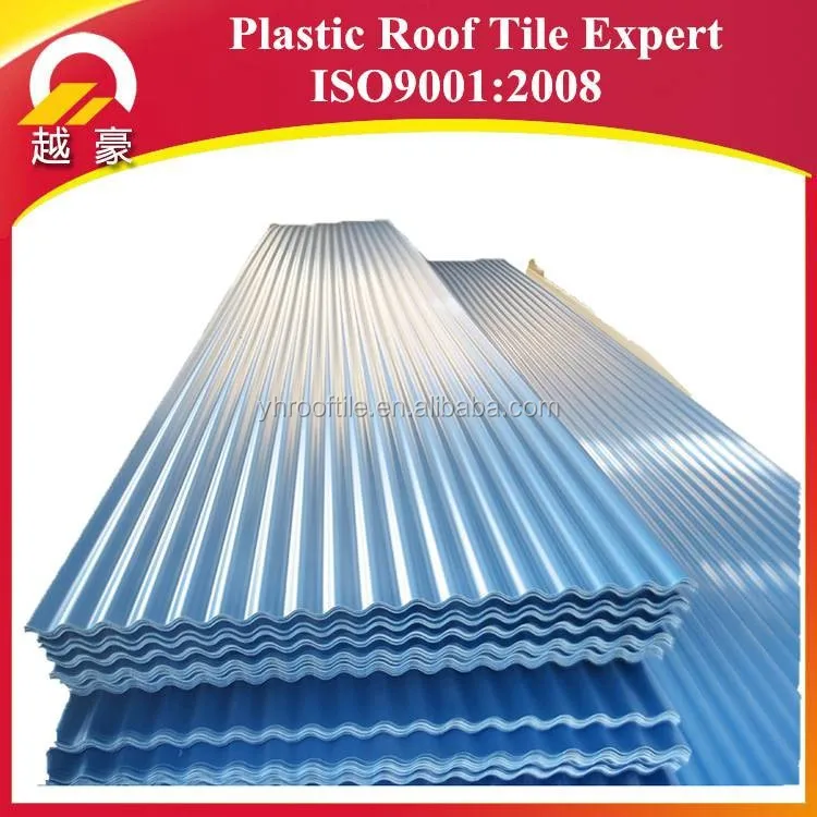heat resistant flexible sheet upvc roof for factory warehouse