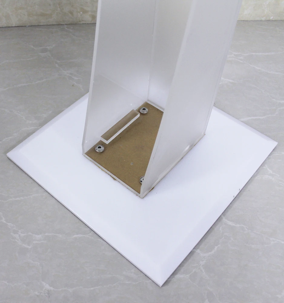 High Quality Acrylic Clear Acrylic POP Floor Standing Poster Display Sign Holder Stand for Hotel Trade show Exhibition