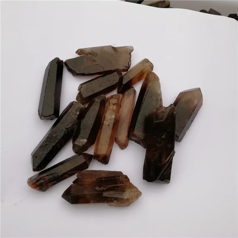 high quality Natural Lemurian Seed Smoky Quartz Cluster Crystal Point from Madagasca for sale