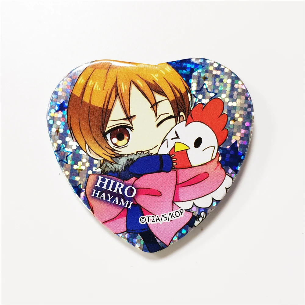 Offset Print CustomTin Metal Pin Button Badge