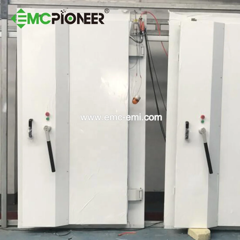 shielding sliding door for EMC chamber