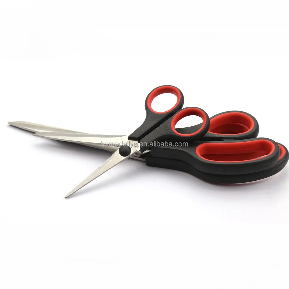 3pcs Household Scissors Set with TPR Handle