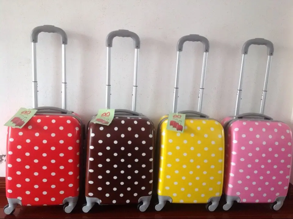 kids abs pc hard case carry on bags polycarbonate PC printing suitcase gift promotion fashion luggage