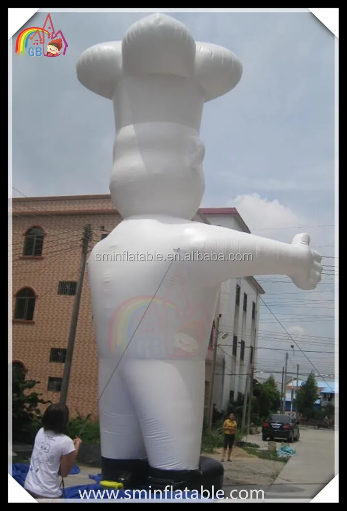 
Hot sell giant inflatable cook cartoon, advertising chef character ,inflatable cartoon figure for sale 