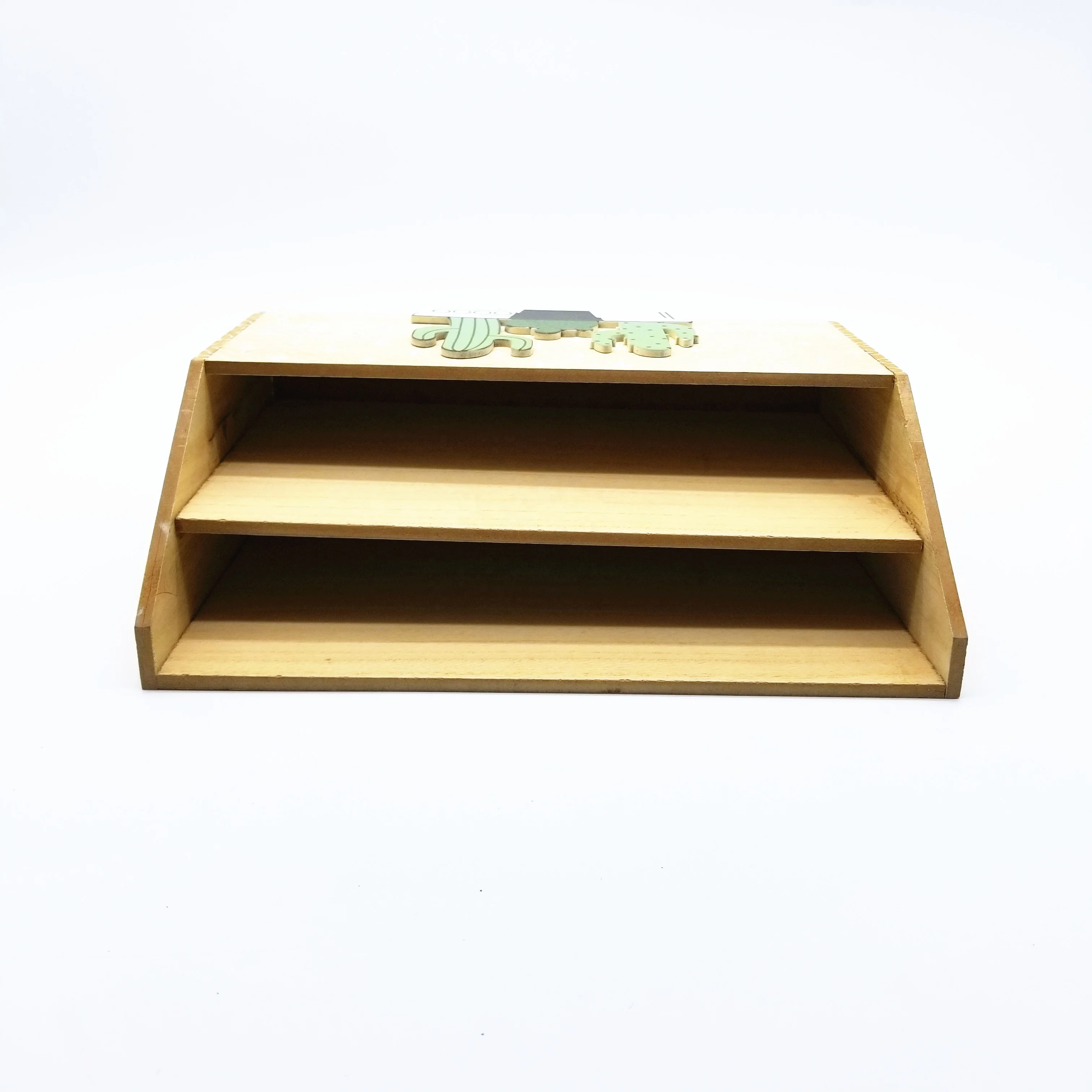 Mailing Supplies Magazines Wooden Office Supplies Desk Organizer for For Mail, Envelopes or File