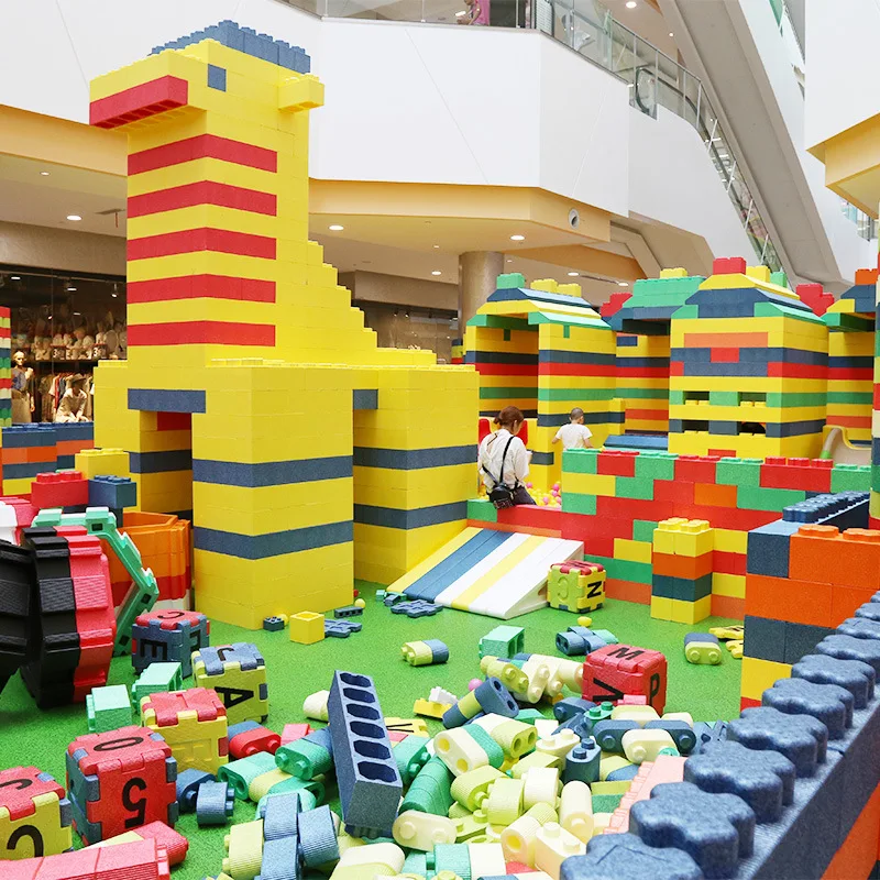 Shopping Mall Popular Children EPP Foam Building Blocks Indoor Soft Playground Equipment Soft Play Toys for Children