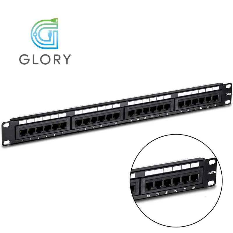 Патч-панели RJ45 110, 24 порта