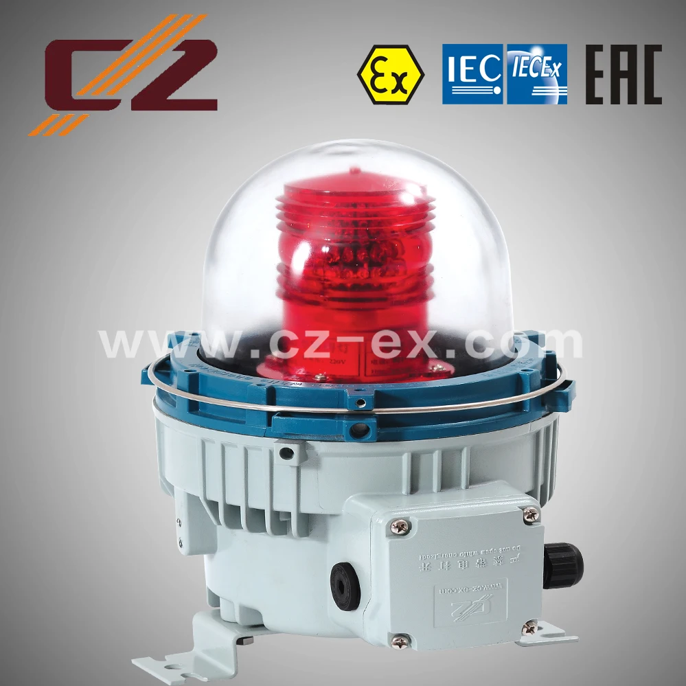 IECEX ATEX Certified Explosion-proof led road flares flashing Warning Light
