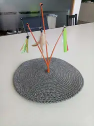 Leyou Pet new design cat scratcher toys sisal cat scratcher cat scratching mat