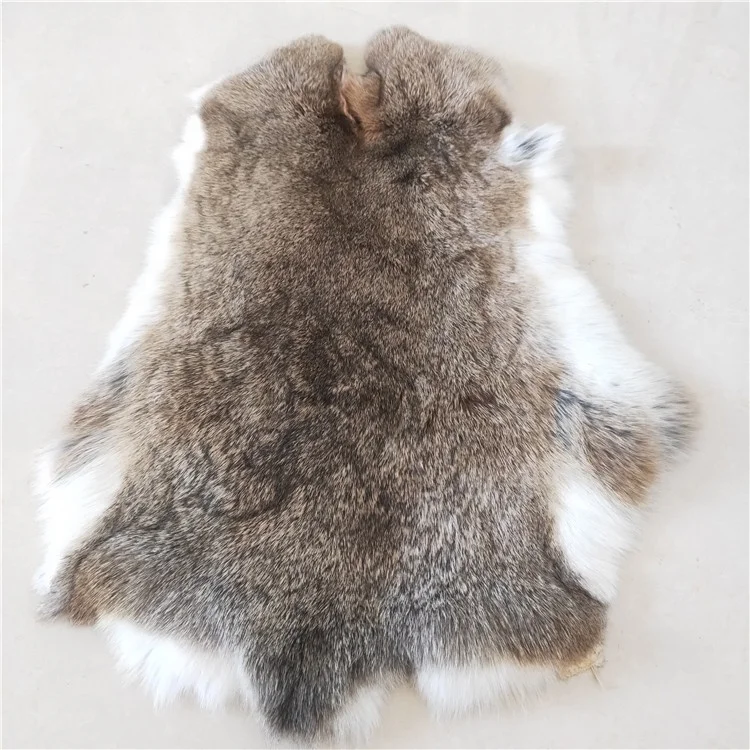 Мягкий натуральный меховой ковер из кроличьей кожи для домашнего декора