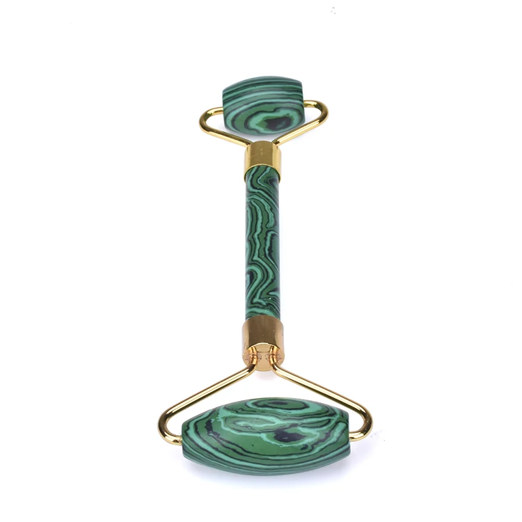 Новые инновационные продукты для красоты и личной гигиены, полудрагоценный нефритовый ролик малахита для ухода за кожей