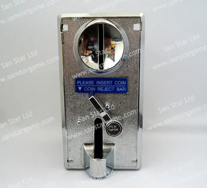 Coin selector mechanical multi coin acceptor selector