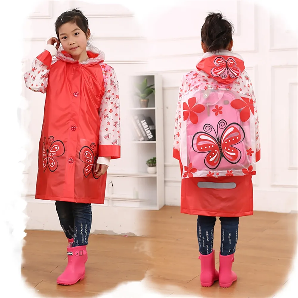 2019 Hot Sale Cartoon Cheap Pvc Duck Raincoat For Kids
