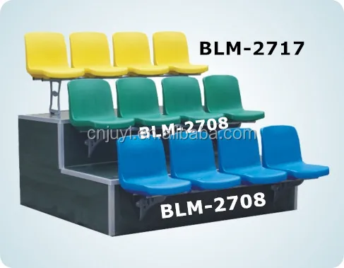 
JUYI hot sale football stadium plastic bleacher seats for sale BLM-2708 