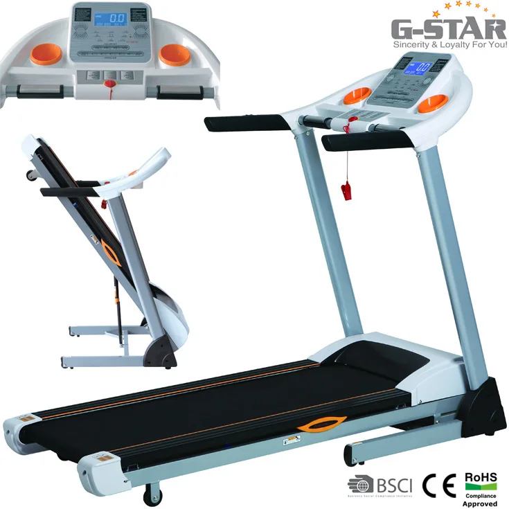 GS-642E High Quality Gym Equipment Running Machine Motorized Fitness Treadmill Foldable for Home Use