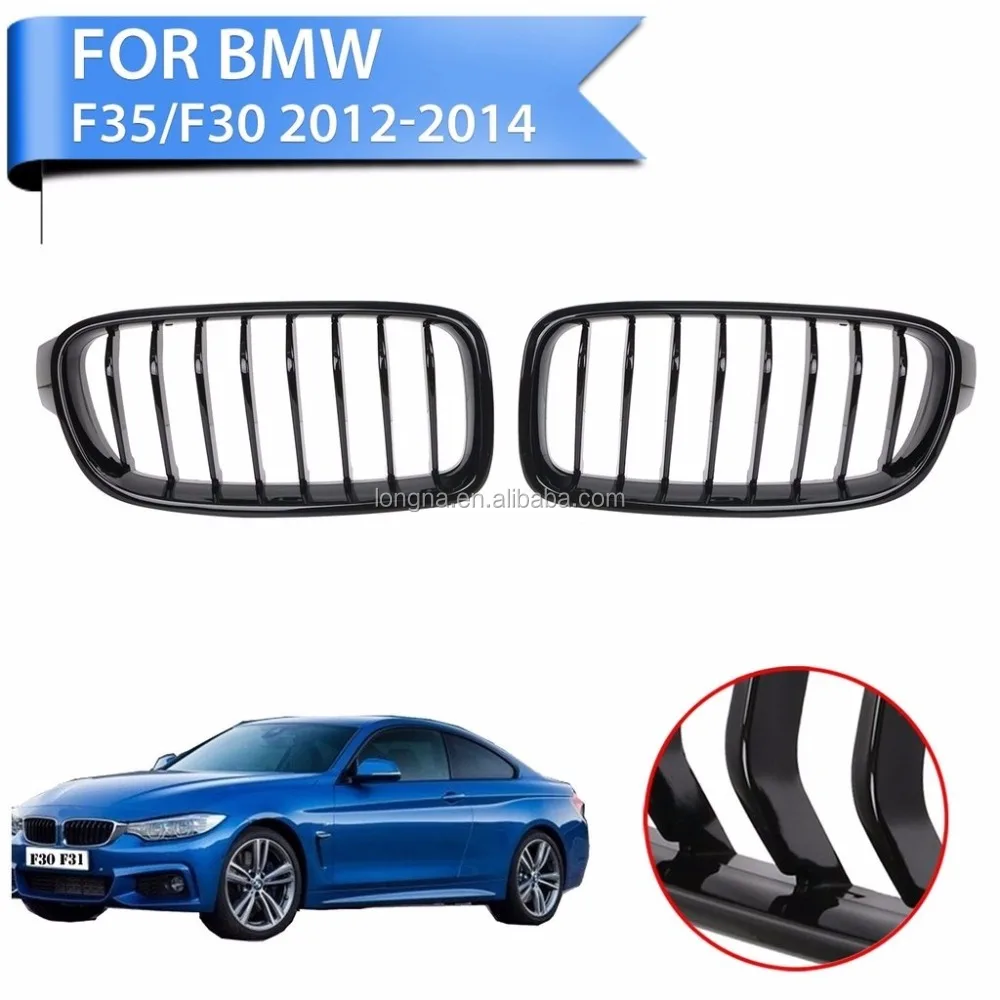  Автомобильный Стайлинг Черный Глянец решетка для BMW F30/F31/F35 передняя 4-двери