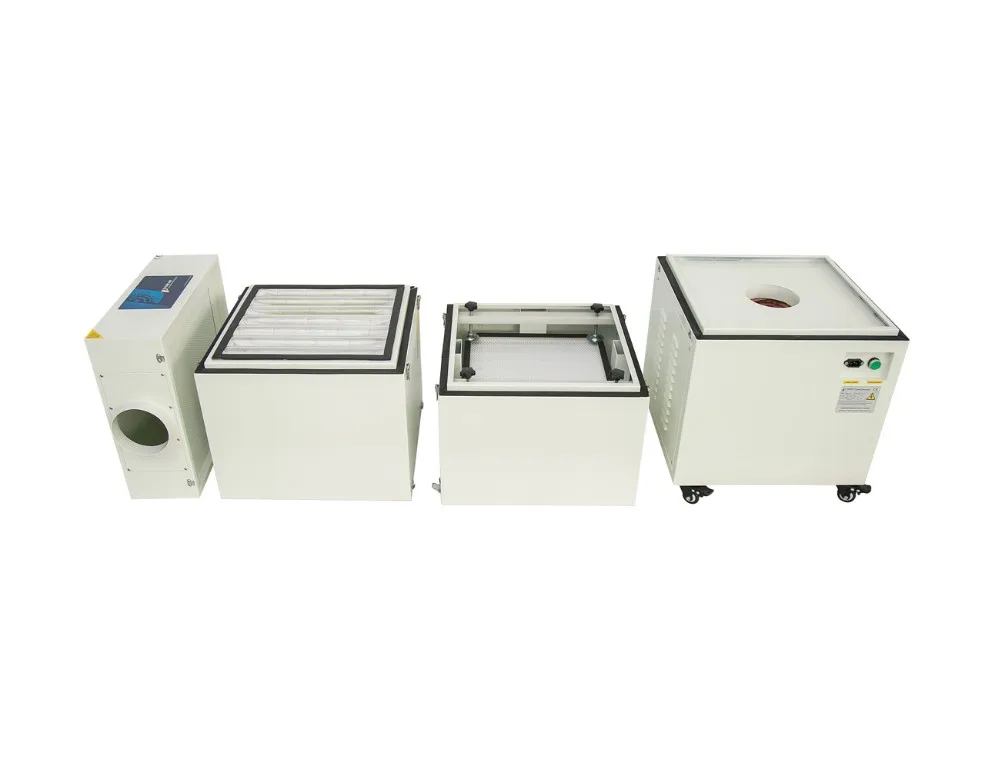 China Manufacture High Quality Dongguan Pure-Air PA-1000FS Air Dust Cleaner for Laser Engraving Acrylic/PVC/Wood Machine