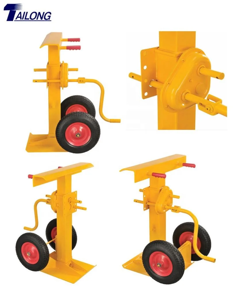 TSJ009 New Design Trailer Stabilizer Jack, Capacity 10,000lb. 41~55in. Service Range/Hand Crank Trailer Jack Stand