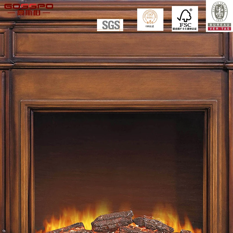 
GSP15-001 Wooden Fireplace Mantels Electrical Fireplace 