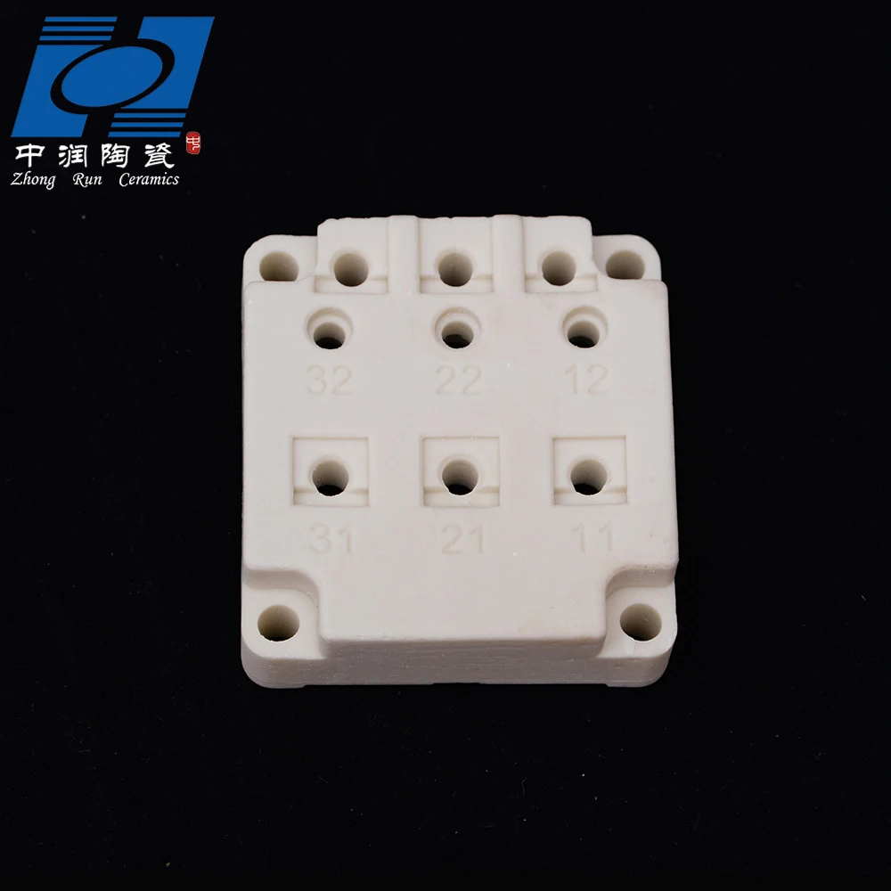 Ceramic Electric Parts Thermostat Ceramic Base Insulator