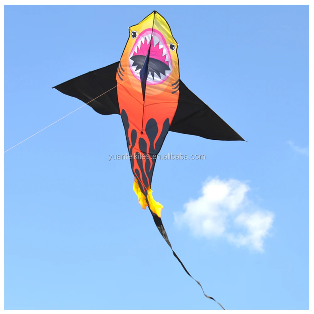 shark kite for sale from weifang yuanfei kite factory