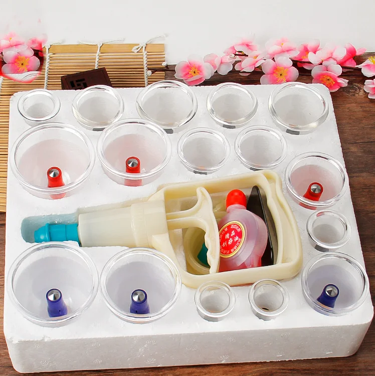 Безопасный китайский набор банок Hijama, Вакуумная чашка