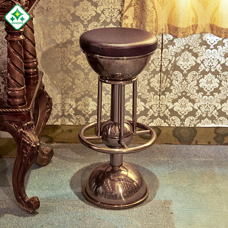 hot sales European Style Antique Iron Bar Chair High vintage  metal bar stools bar chairs casino chair