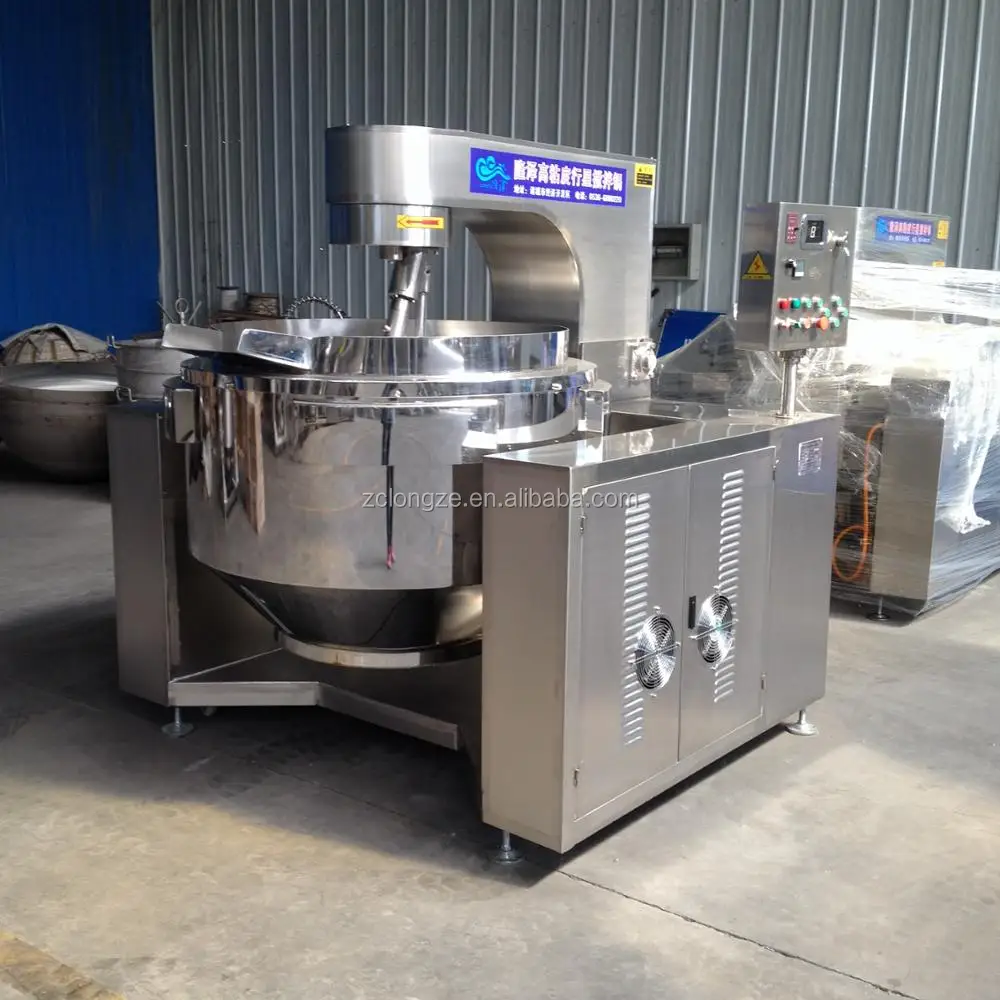 Automatic Industrial Cooking Pot With Mixer